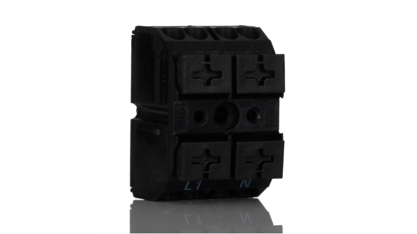 Morsettiera WAGO, 2 vie, per cavi 20 → 12 AWG,