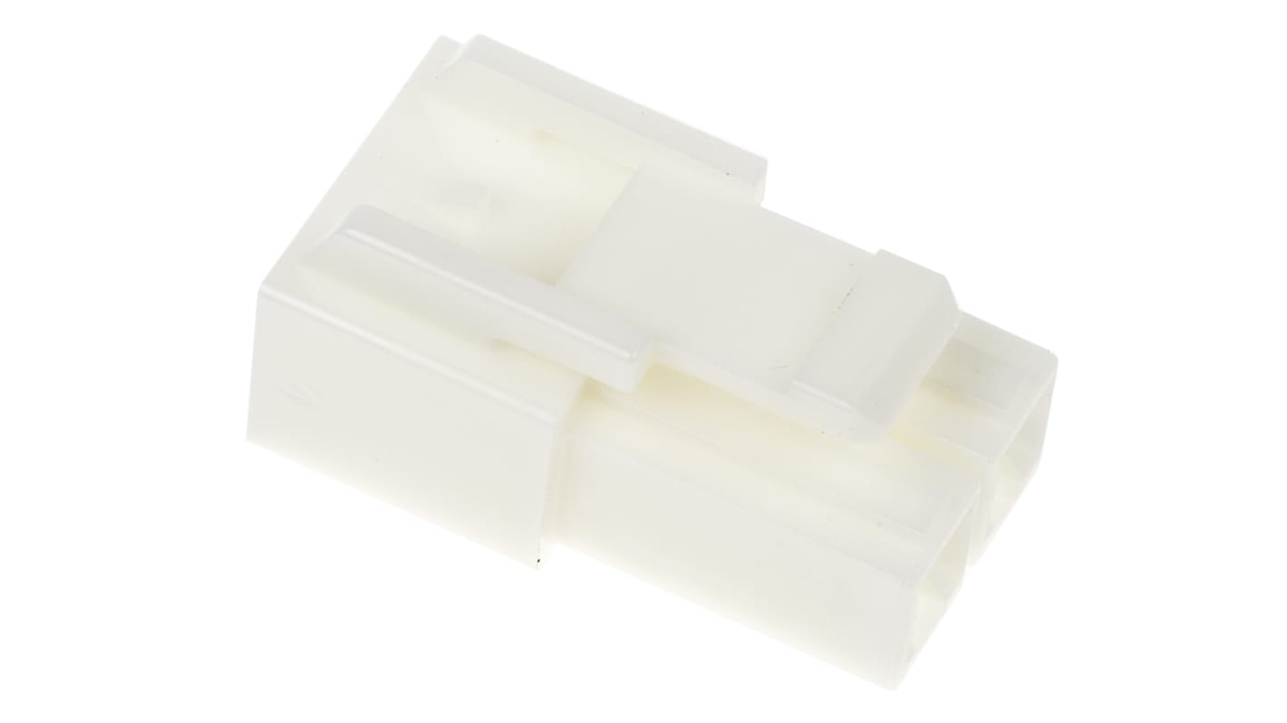 JST, VL Male Connector Housing, 6.2mm Pitch, 2 Way, 1 Row