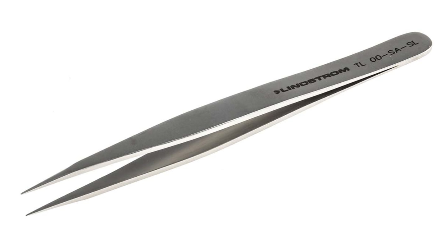 Bahco 120 mm, Stainless Steel, Flat, ESD Tweezers