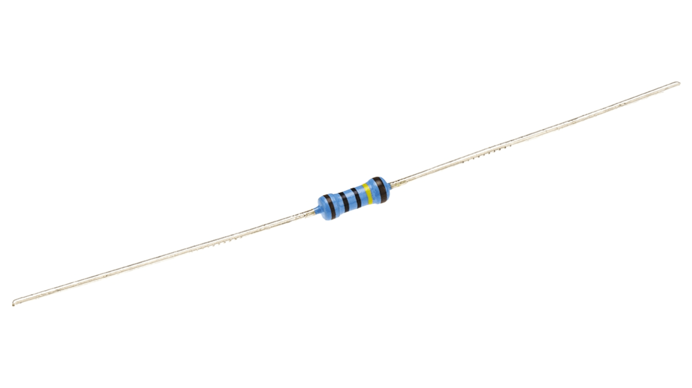 Vishay MBB0207 Series Axial Thin Film Fixed Resistor 1MΩ ±1% 0.6W ±50ppm/°C