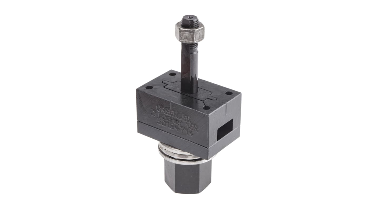 Greenlee Lochstanze, Weichstahl: 1,6 mm; Aluminium: 2 mm, 11.3mm, Hydraulisch