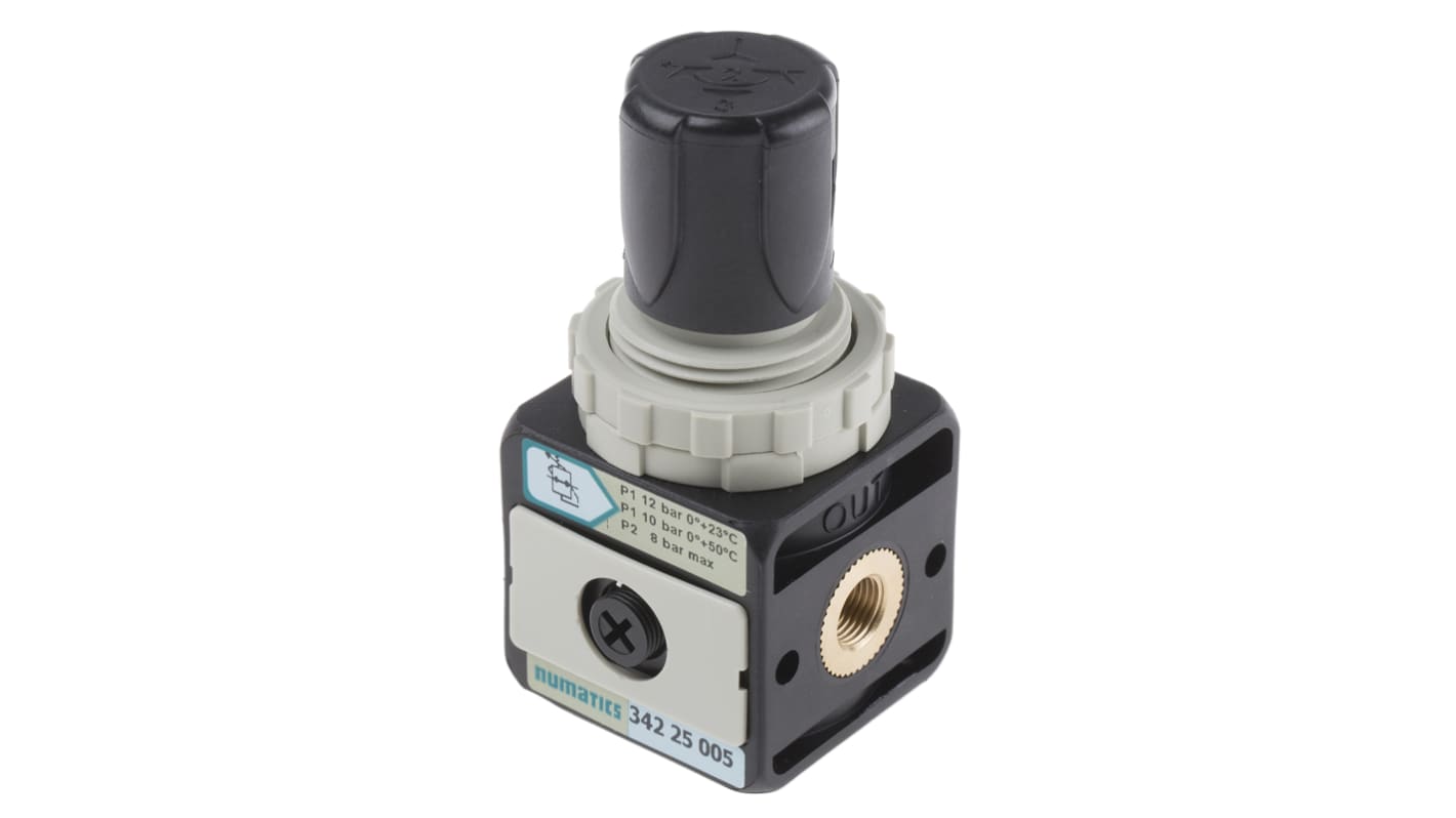 EMERSON ? ASCO G 1/8 Pneumatic Regulator - 0.5bar to 8bar, 1/8in, 12bar max. input