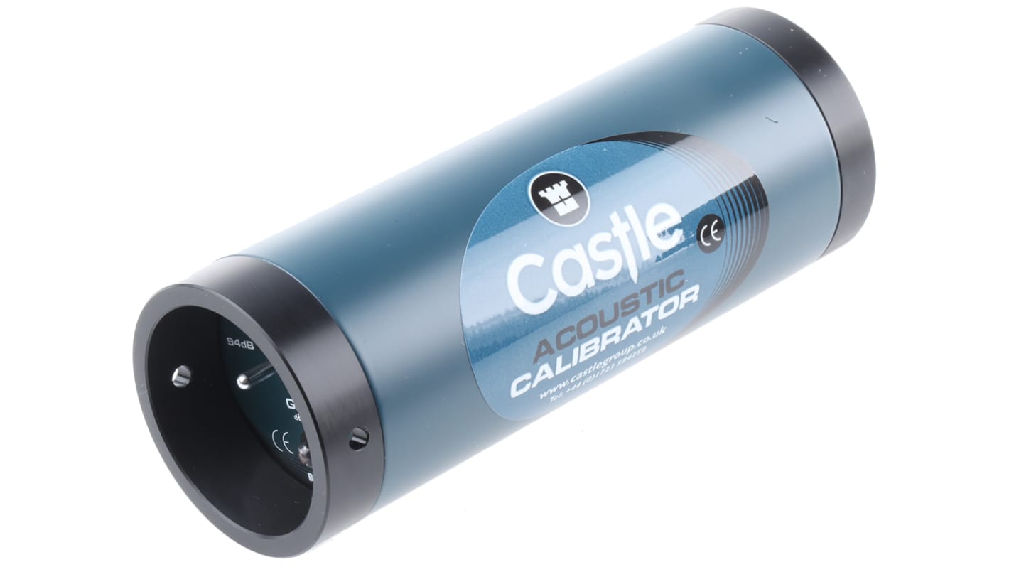 Castle GA607 Sound Level Calibrator, ±0.3 dB Accuracy, 104 dB, 94 dB Output, 1/2in Microphone