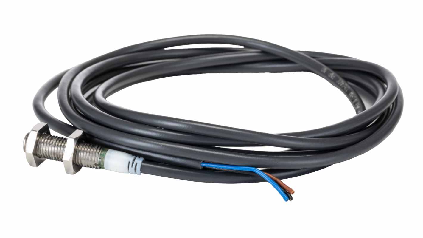 Omron 电感式接近开关, 螺纹管主体, M8, 可检测2 mm, 嵌入式安装, 2m线长, IP67, 40mm, E2A系列