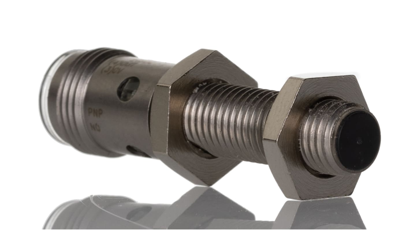 Rs-Online Sensore di prossimità Cilindro filettato Omron M8 rilevamento 2 mm 12 → 24 V c.c