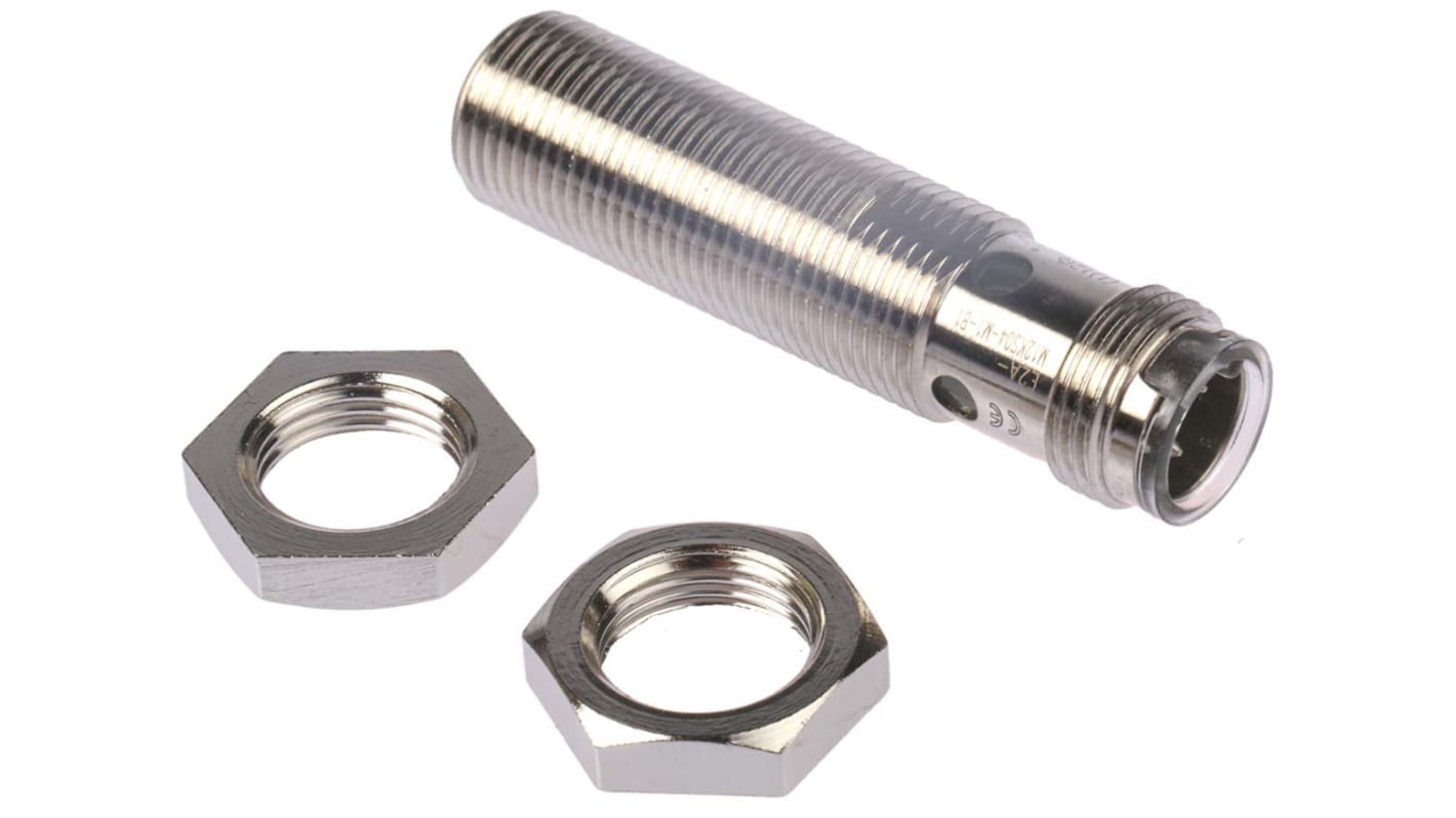 Omron 电感式接近开关, 螺纹管主体, M12, 可检测4mm, 嵌入式安装, IP67, 48mm, E2A系列
