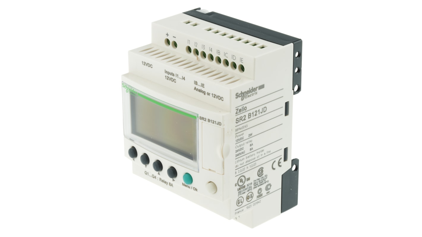 Rs-Online Modulo logico Schneider Electric Zelio Logic ingressi: 8 uscite: 4 24 V c.c