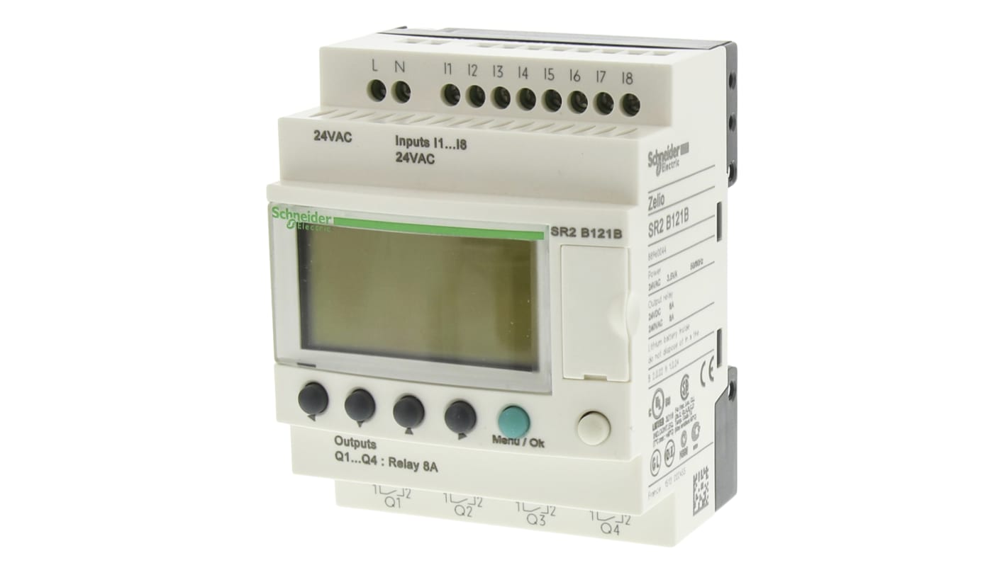 Moduł logiczny Schneider Electric Zelio Logic Smart 8 4 Sygnał dyskretny Przekaźnik