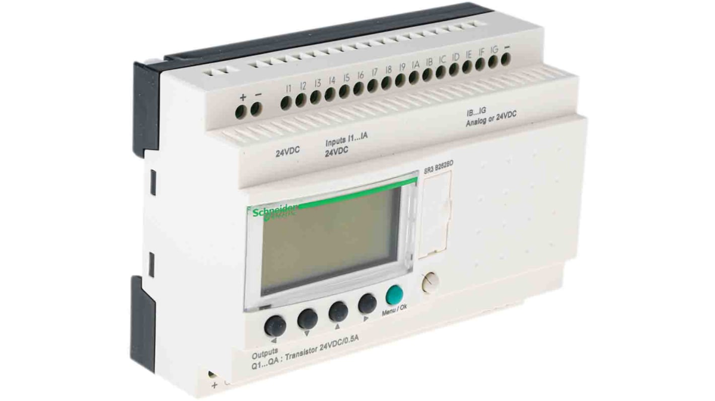 シュナイダーエレクトリック Zelio Logic ロジックモジュール 24 V dc 16 入力 10 出力