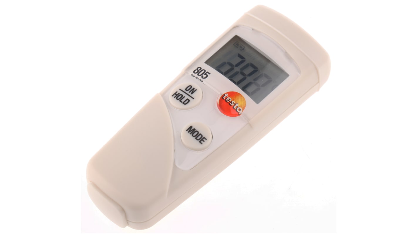 Termómetro por infrarrojos 805, calibrado RS, de -25°C a +250°C, precisión ±2 %