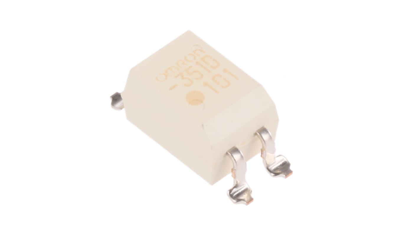 Omron G3VM Series Solid State Relay, 0.12 A Load, Surface Mount, 350 V ac Load, 1.3 V Control