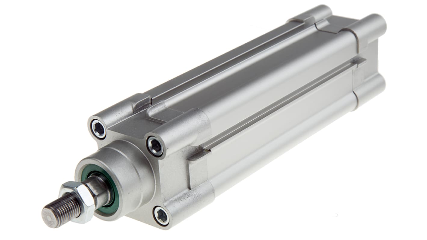 RS PRO Pneumatic Piston Rod Cylinder - 40mm Bore, 100mm Stroke, CDEM Series, Double Acting