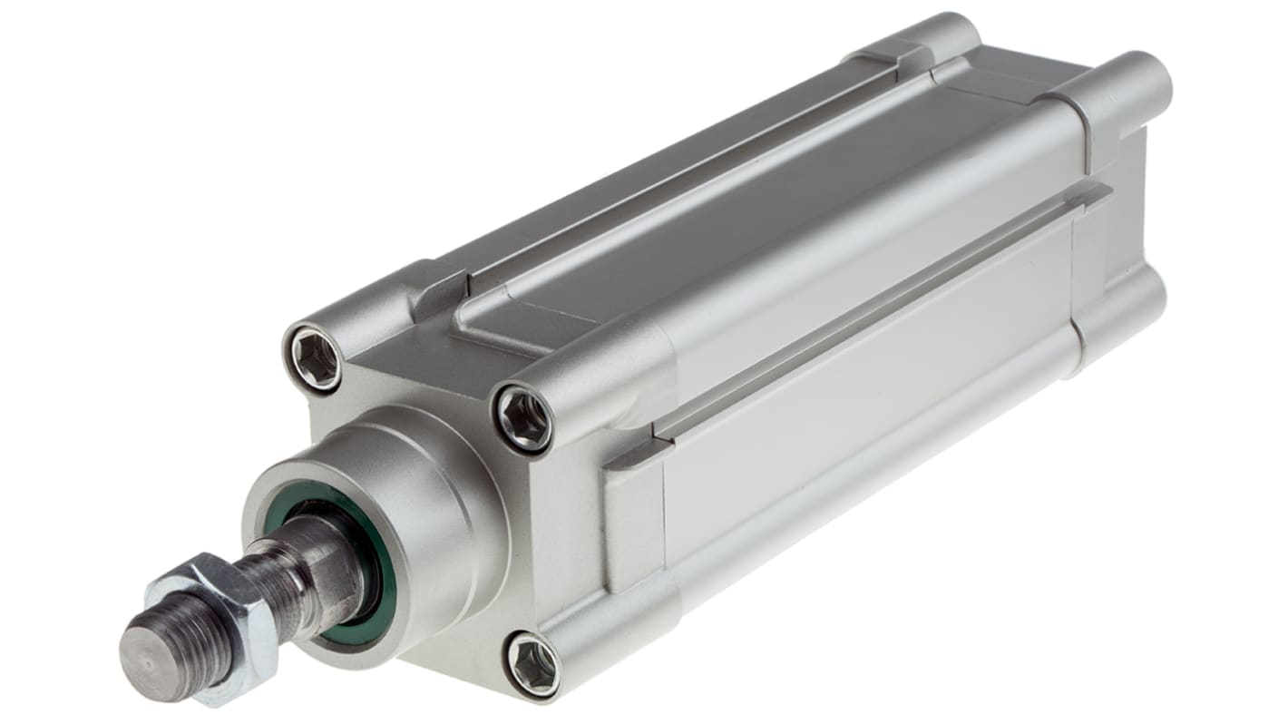 RS PRO Pneumatic Piston Rod Cylinder - 50mm Bore, 100mm Stroke, CDEM Series, Double Acting