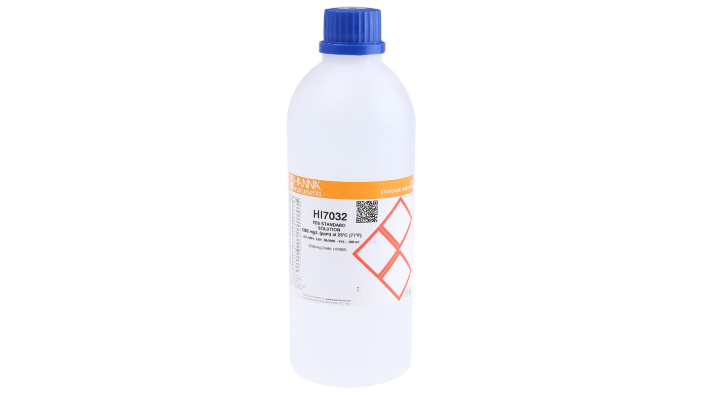 Solution tampon TDS Hanna Instruments, Bouteille 500ml