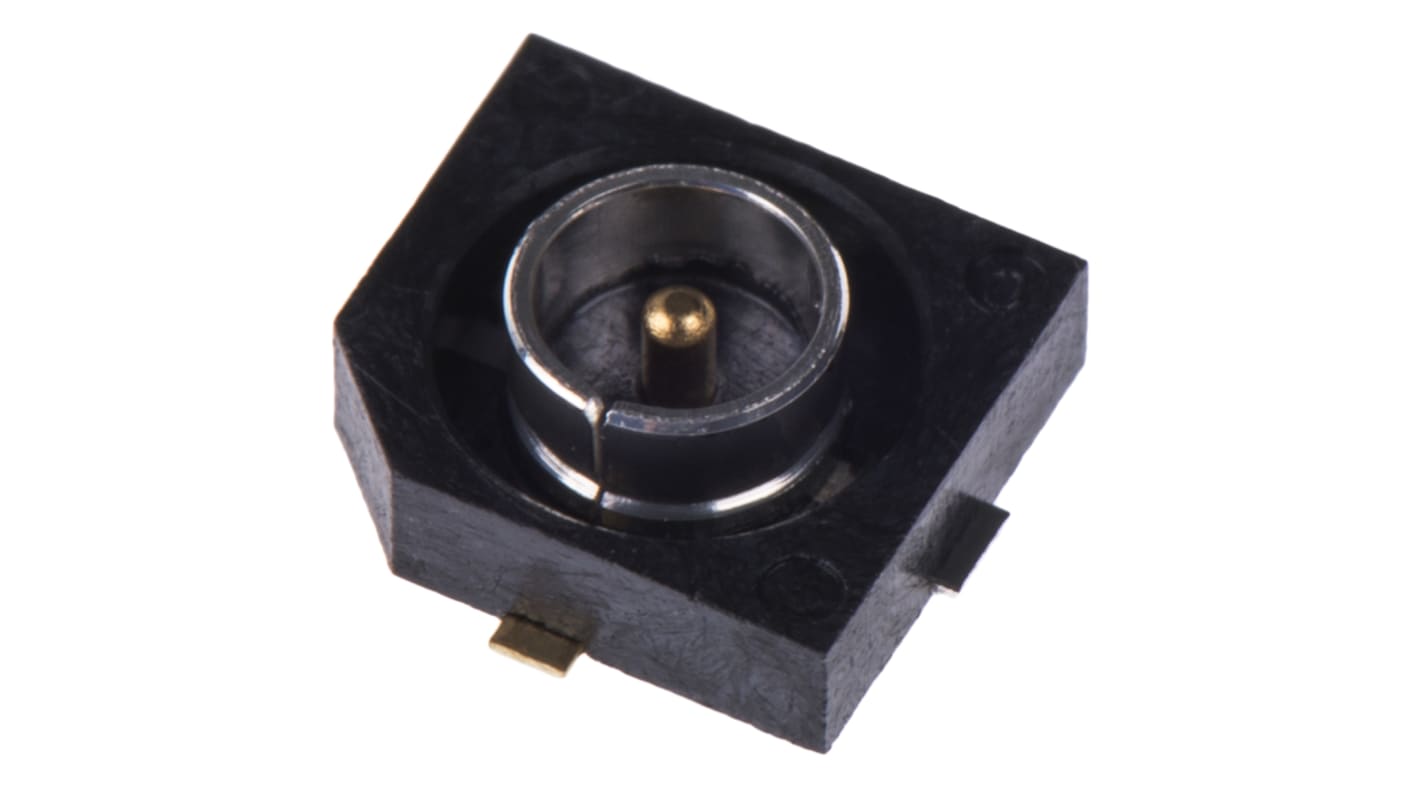 Hirose, Plug Surface Mount Low Profile Coaxial Connector, Solder Termination, Straight Body