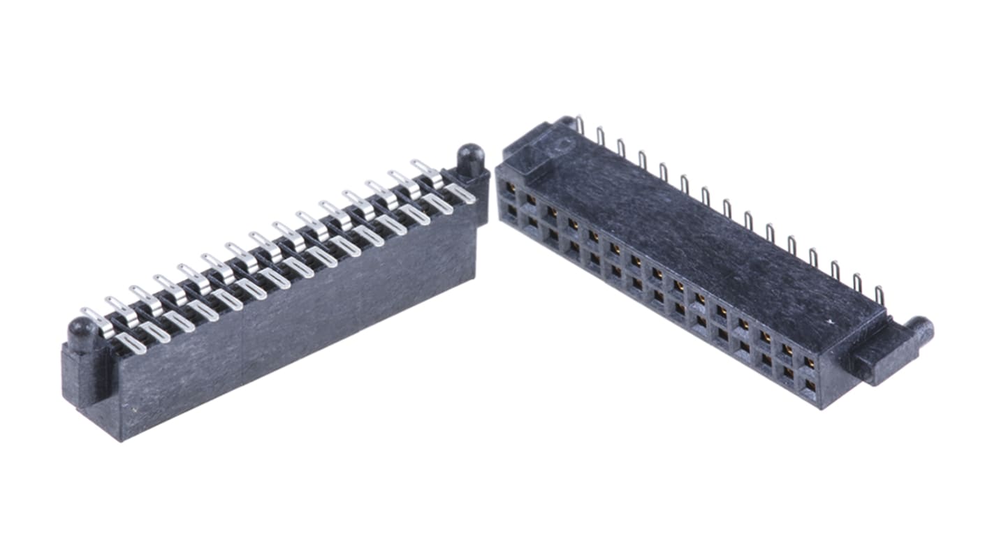 Gniazdo PCB 30 -pinowe 2 -rzędowe raster: 1.27mm typu płytka – płytka Proste SMD
