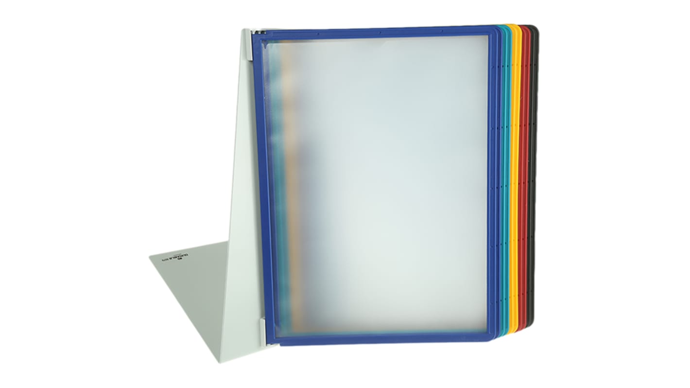 Durable Black, Blue, Green, Red, Yellow Desktop Document Holder