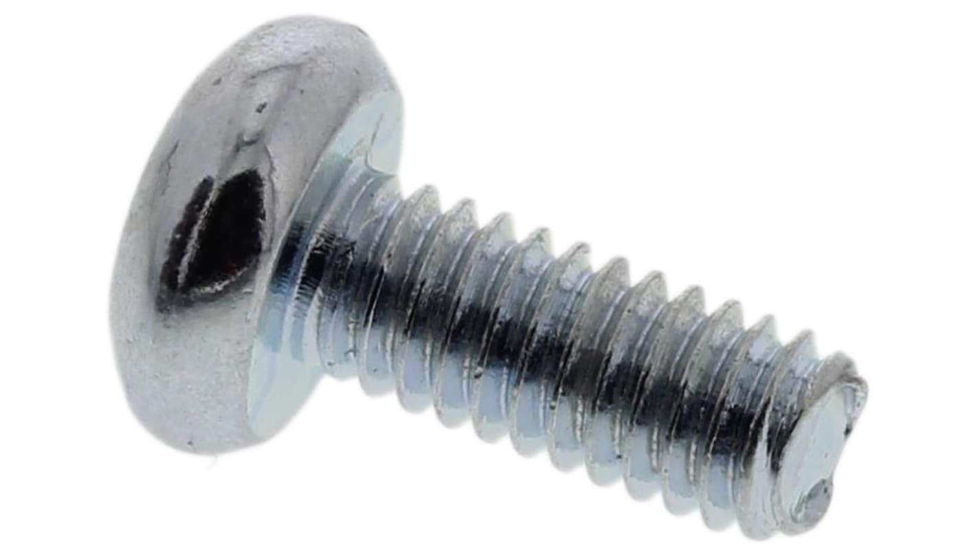 RS PRO Torx Pan Steel Machine Screws, M2.5x6mm