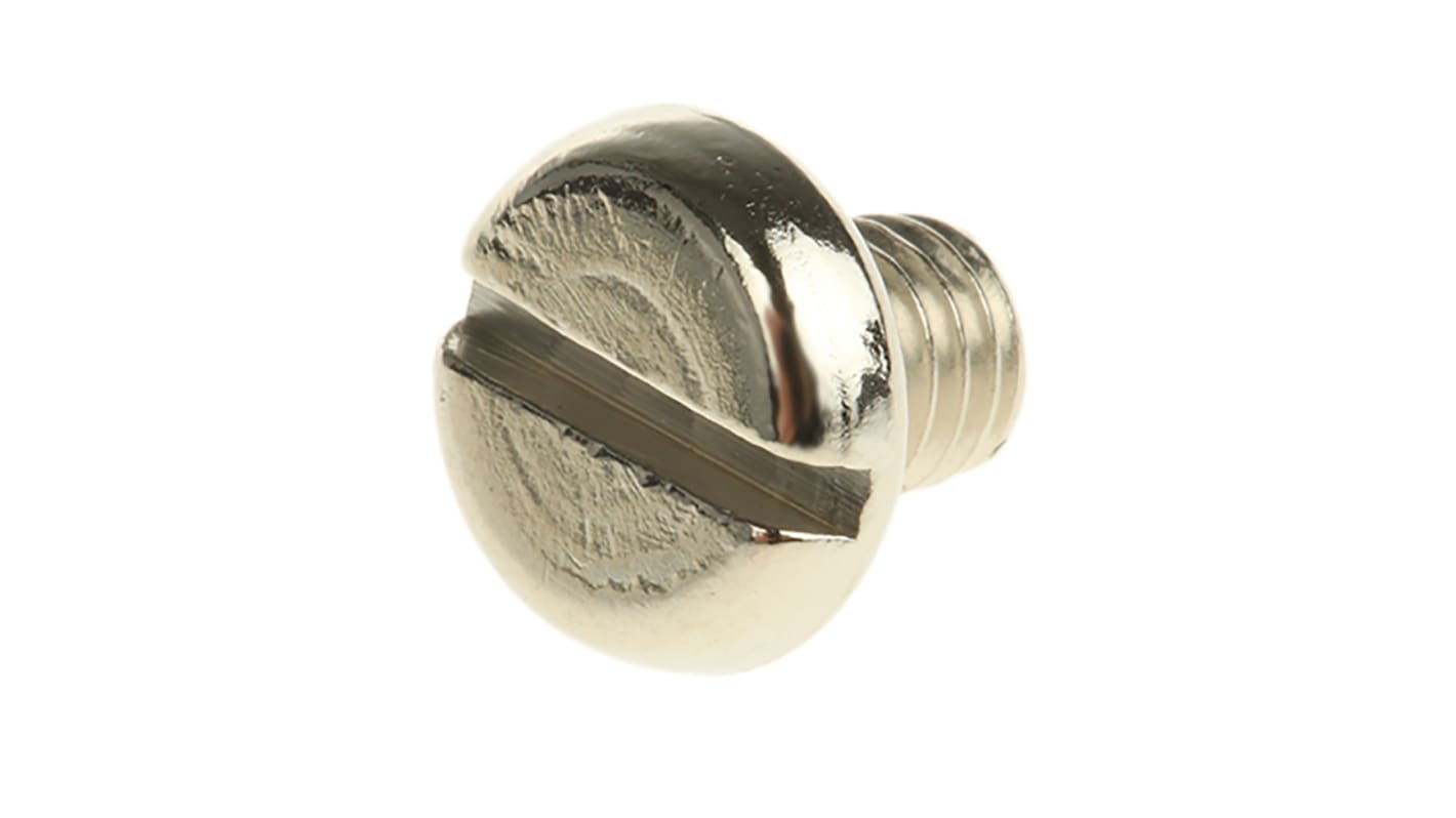 Śruby maszynowe M5 łeb z łbem walcowym soczewkowym Mosiądz długość 6.0mm skok 0.80mm