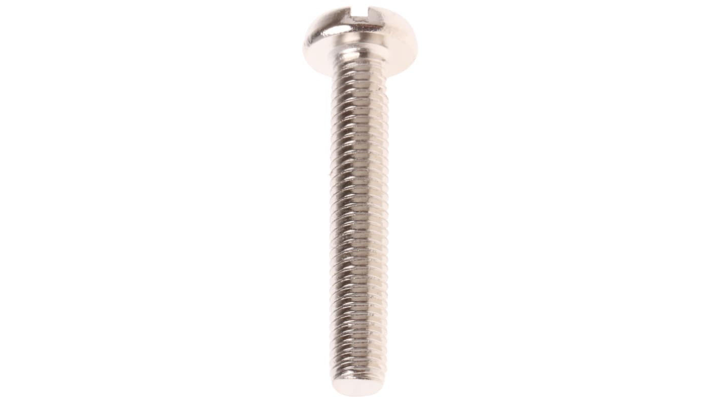 Śruby maszynowe M5 łeb z łbem walcowym soczewkowym Mosiądz długość 30.0mm skok 0.80mm