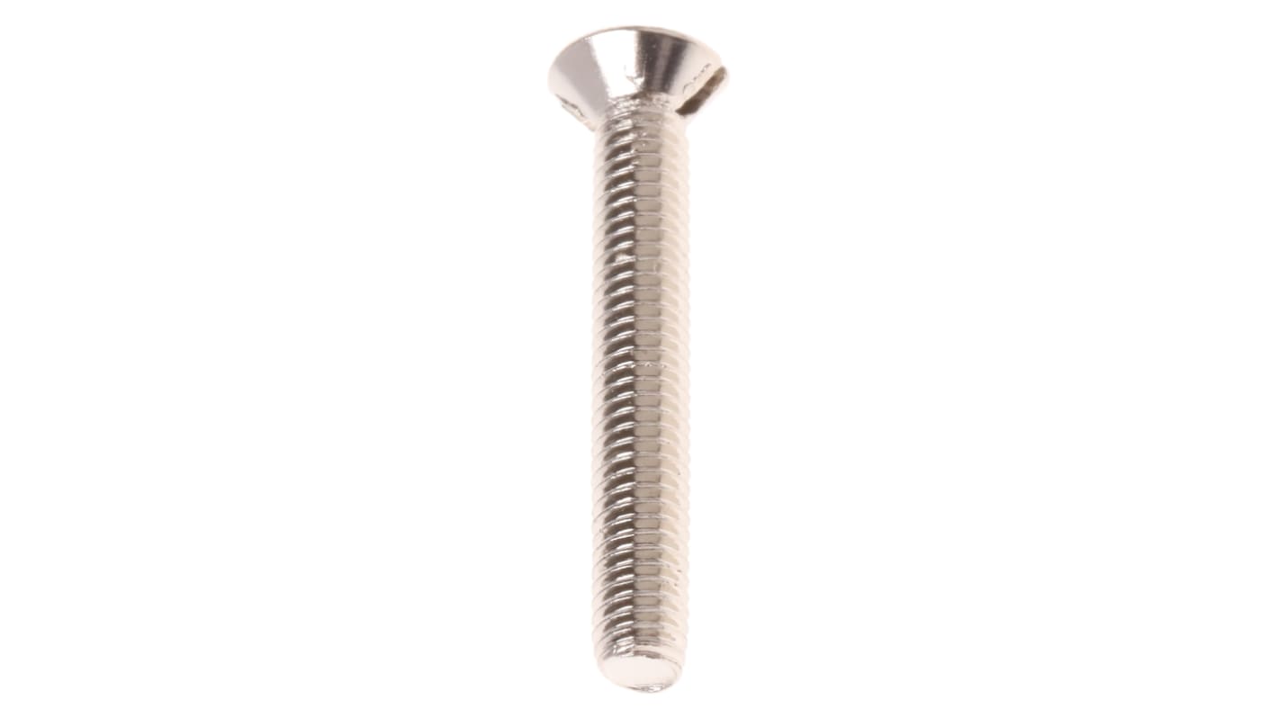 Śruby maszynowe M3 łeb z łbem stożkowym Mosiądz długość 20.0mm skok 0.50mm
