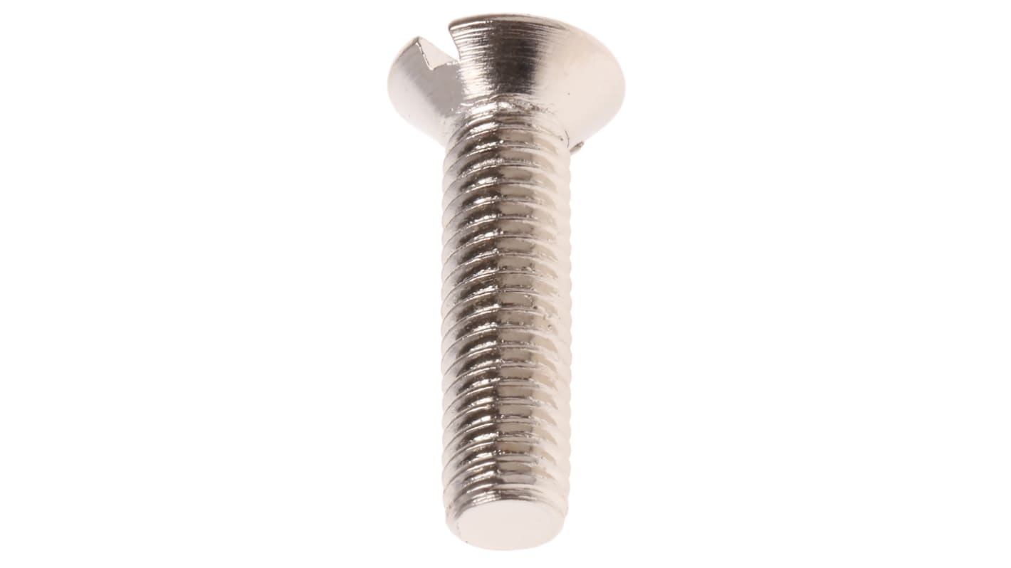 Śruby maszynowe M5 łeb z łbem stożkowym Mosiądz długość 20.0mm skok 0.80mm