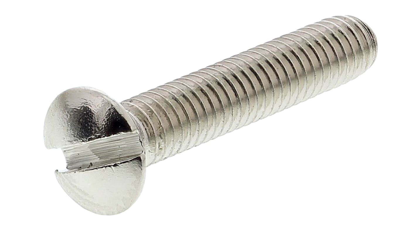 Śruba maszynowa M3 łeb z łbem stożkowym Mosiądz długość 16.0mm skok 0.50mm
