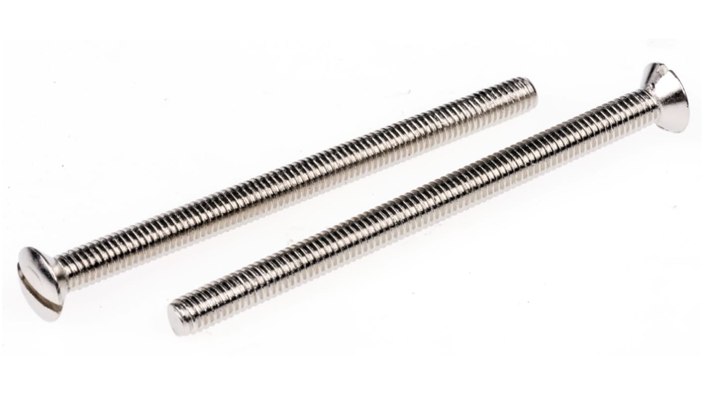 Śruby maszynowe M3.5 łeb Podniesiony (wpuszczany) Mosiądz długość 50.0mm skok 0.60mm
