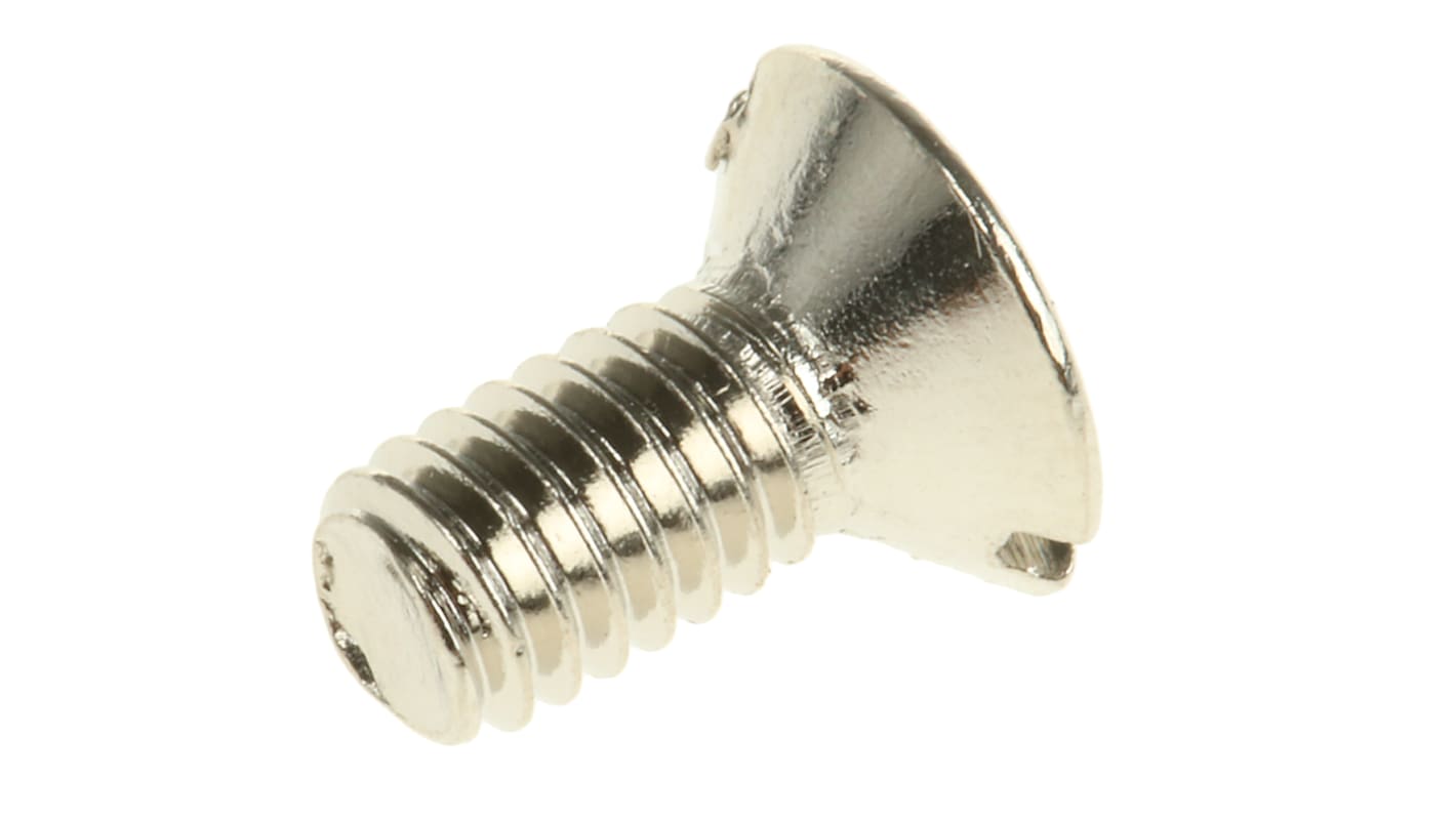Śruby maszynowe M4 łeb Podniesiony (wpuszczany) Mosiądz długość 8.0mm skok 0.70mm