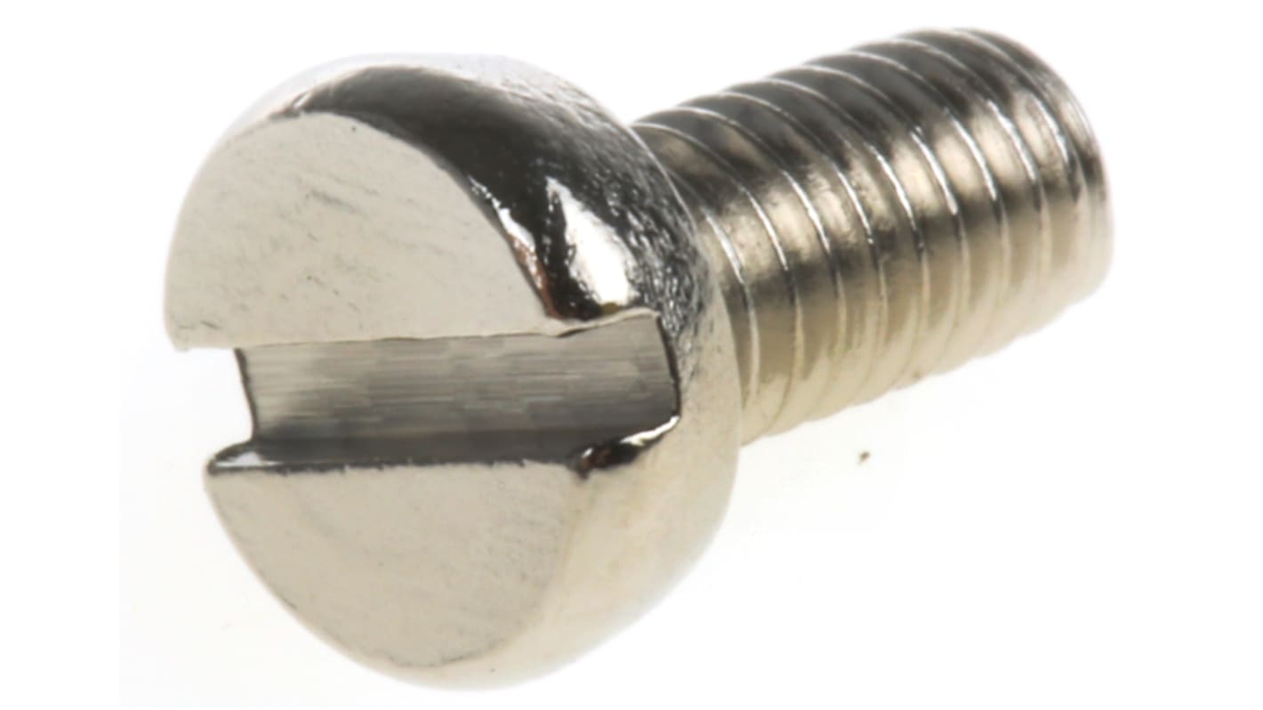 Śruby maszynowe M3 łeb z łbem walcowym Mosiądz długość 6.0mm skok 0.50mm