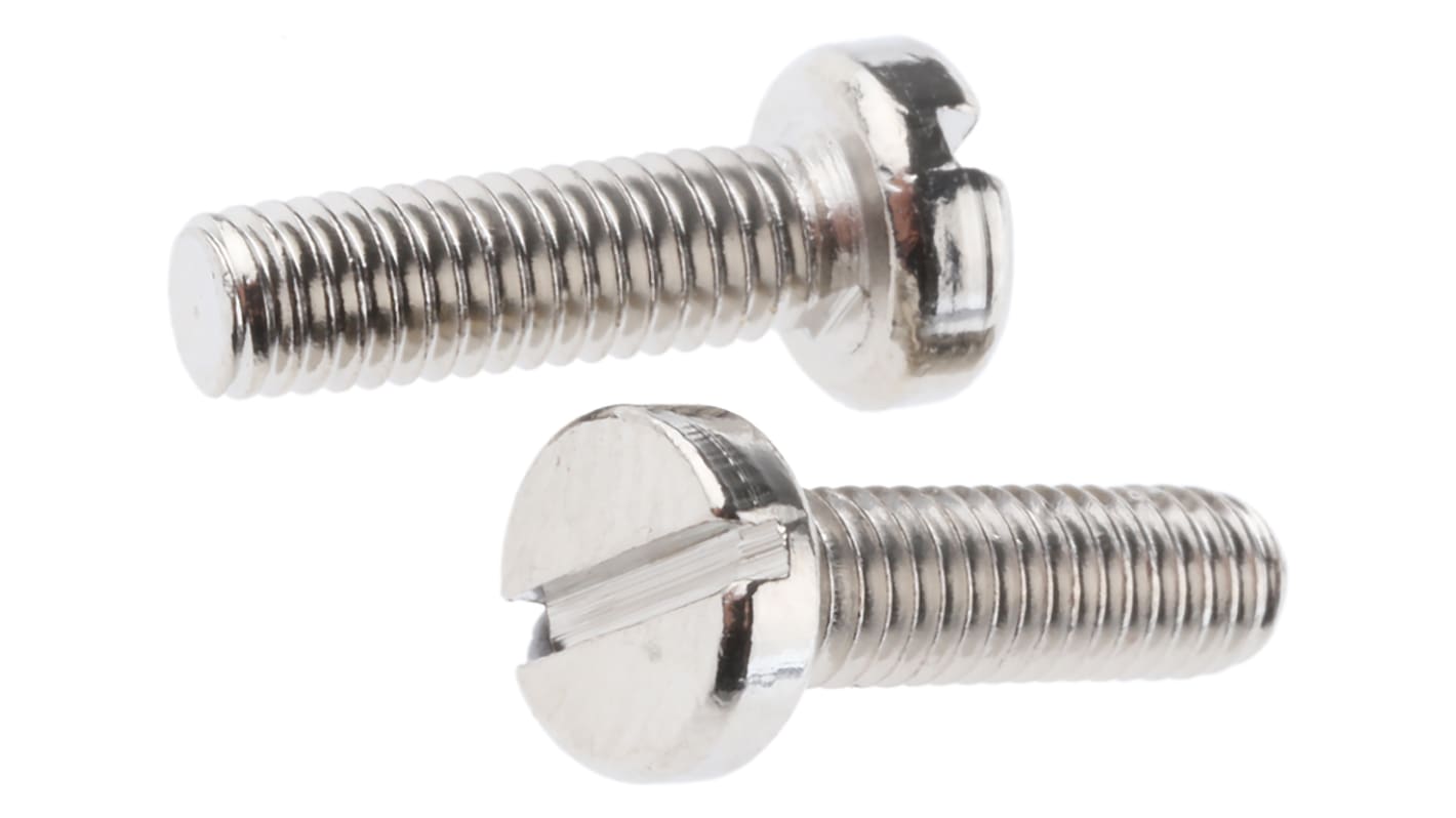 Śruby maszynowe M3 łeb z łbem walcowym Mosiądz długość 10.0mm skok 0.50mm