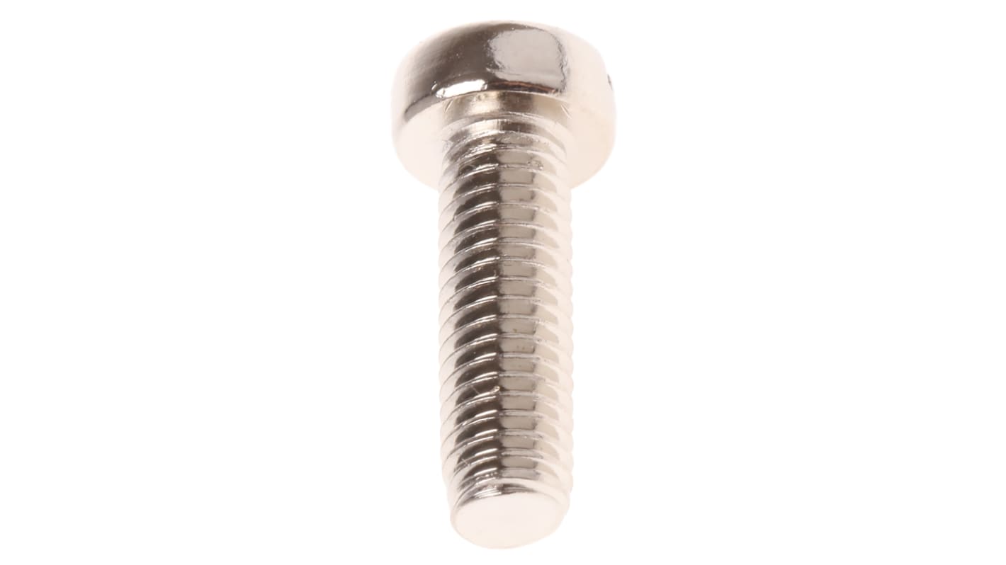 Śruby maszynowe M5 łeb z łbem walcowym Mosiądz długość 16.0mm skok 0.80mm