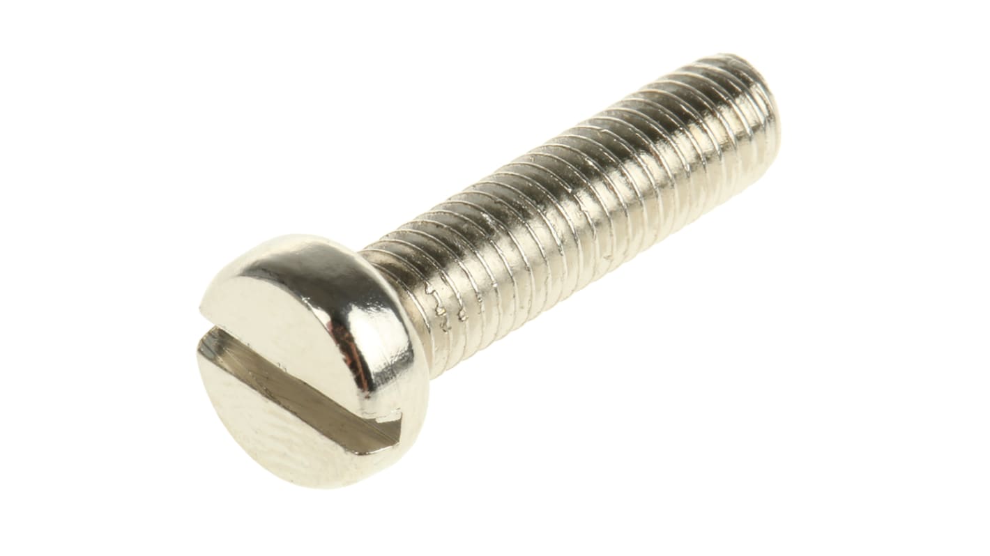 Śruby maszynowe M5 łeb z łbem walcowym Mosiądz długość 20.0mm skok 0.80mm