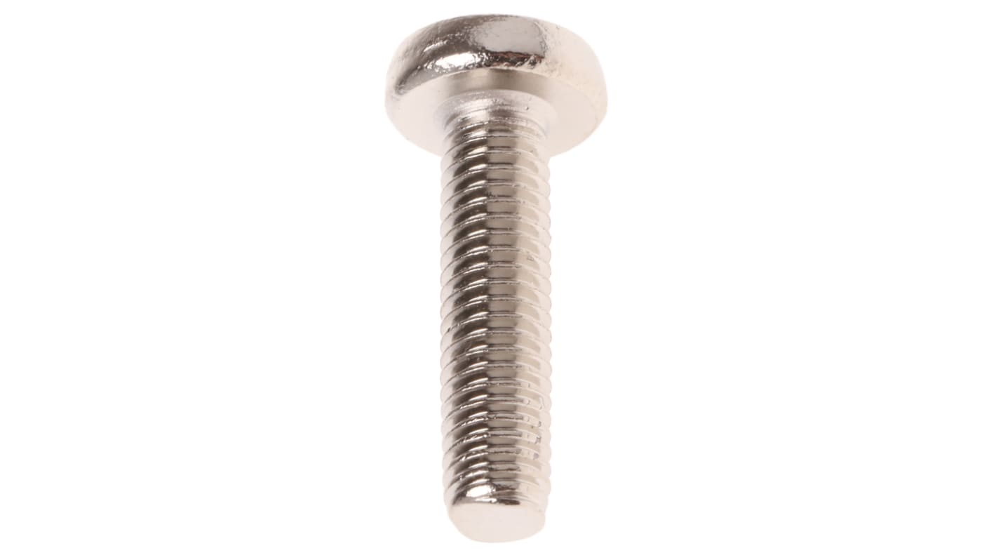 Śruby maszynowe M5 łeb z łbem walcowym soczewkowym Mosiądz długość 20.0mm skok 0.80mm