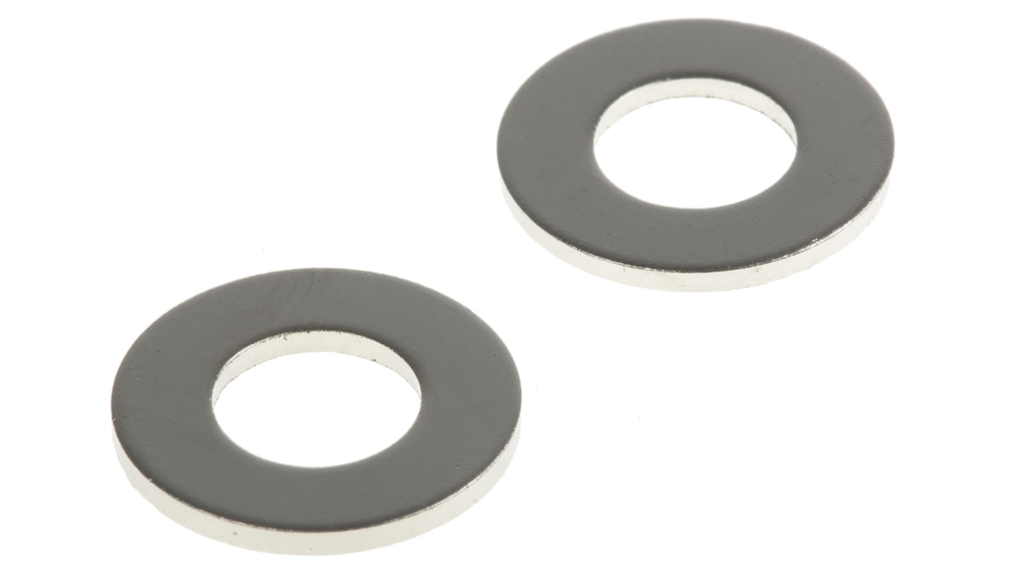 Nickel Plated Brass Plain Washers, 0