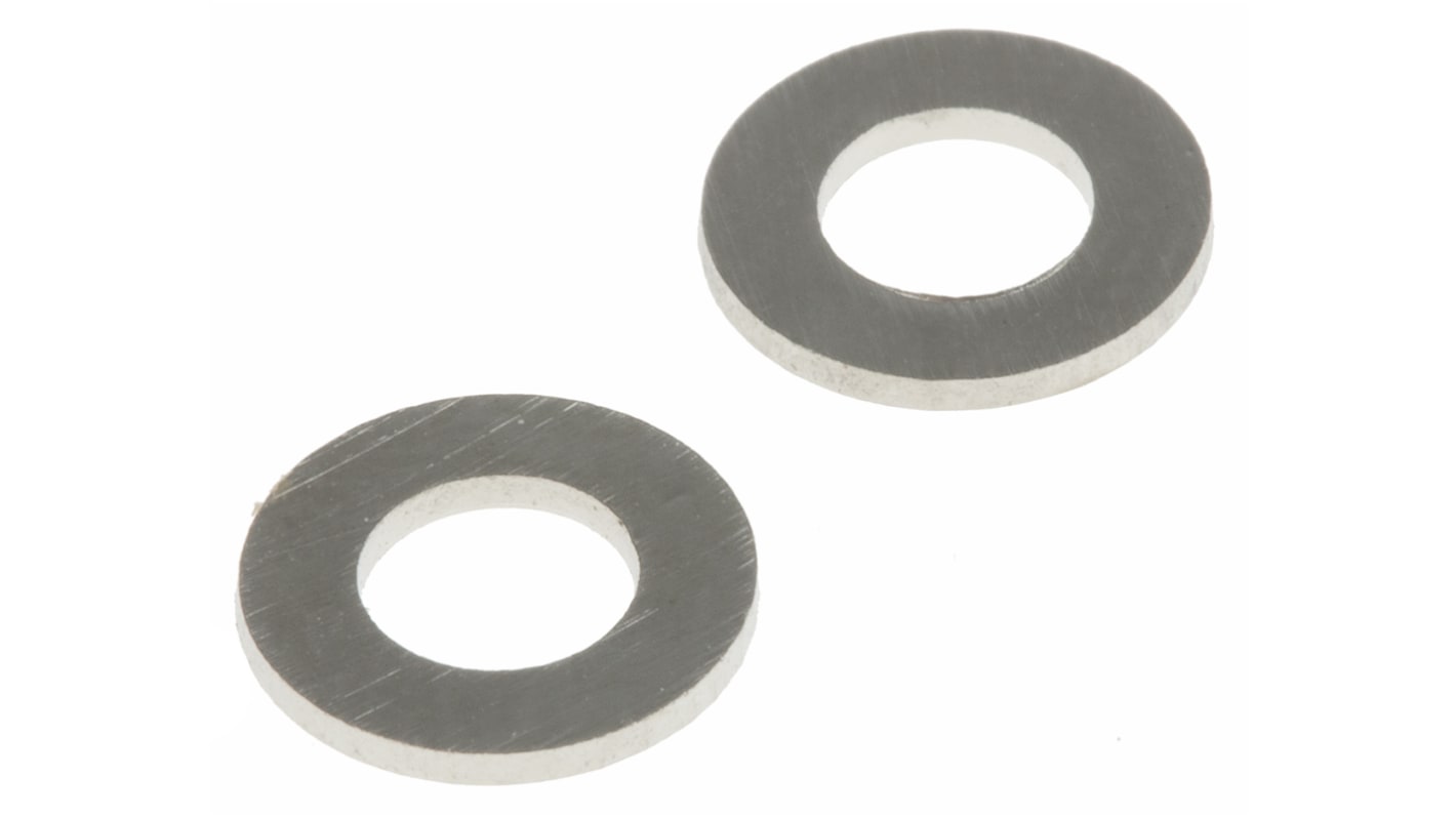 Nickel Plated Brass Plain Washers, 4BA, DIN 75000, ISO 4042