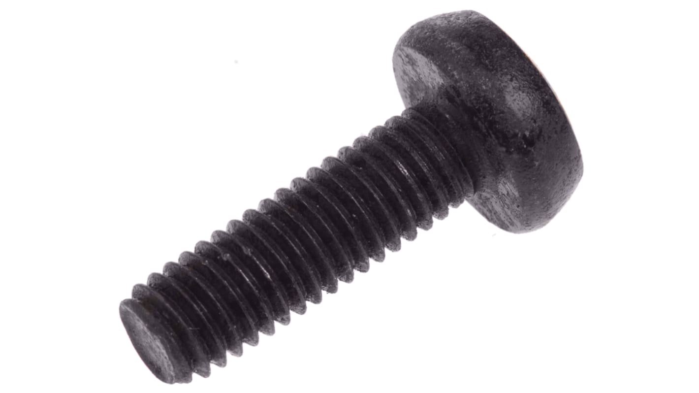 Śruby maszynowe M5 łeb z łbem walcowym soczewkowym Stalowe długość 16.0mm skok 0.80mm