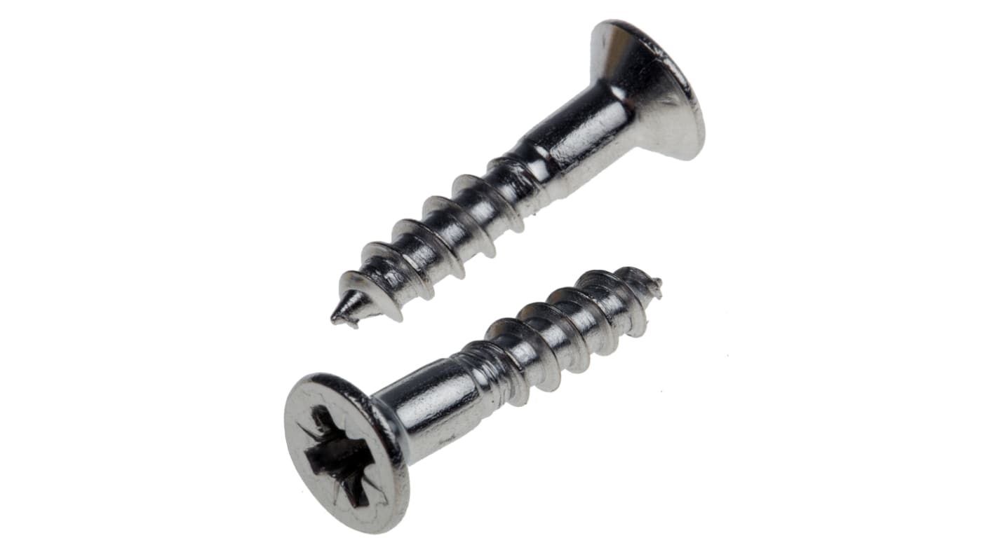 Vis à bois tête Fraisée Pozidriv RS PRO, 4mm x L 20mm, en Acier Inoxydable A2 304