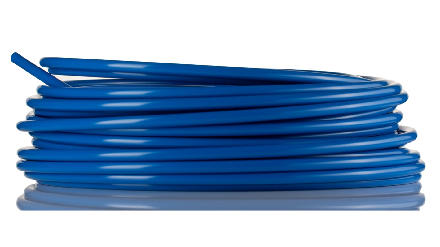 RS PRO Compressed Air Pipe Blue Nylon 8mm x 30m NMF Series