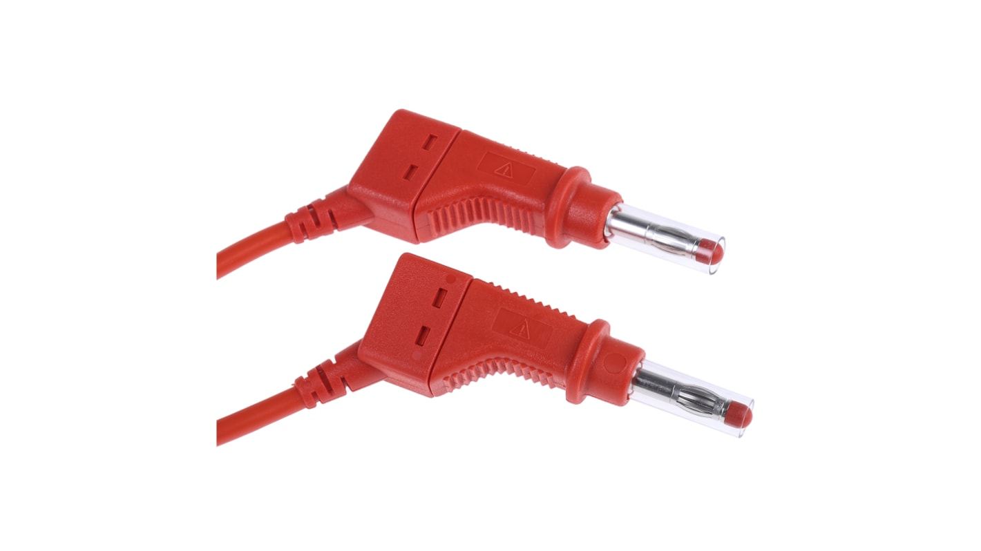 Staubli, 32A, 600V, Red, 1m Lead Length