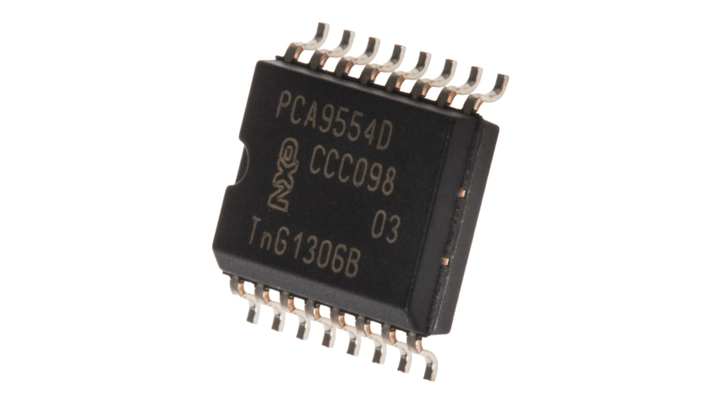 Expansor de E/S, PCA9554D,112, 8 canales, I2C, SMBus, SOIC, 400kHz, 16 pines