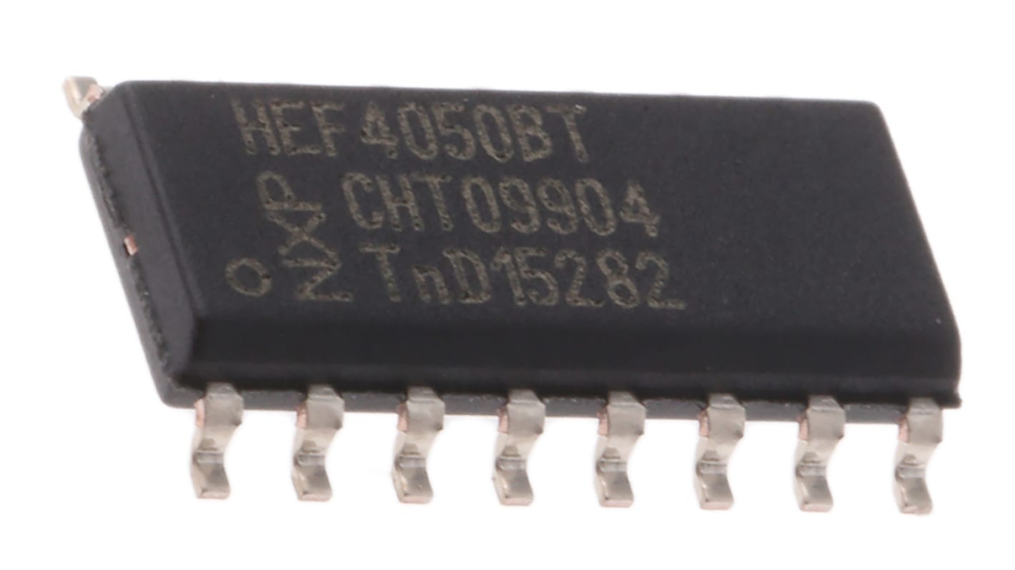 Nexperia HEF4050BT,652, Hex-Channel Non-Inverting Buffer, 16-Pin SOIC