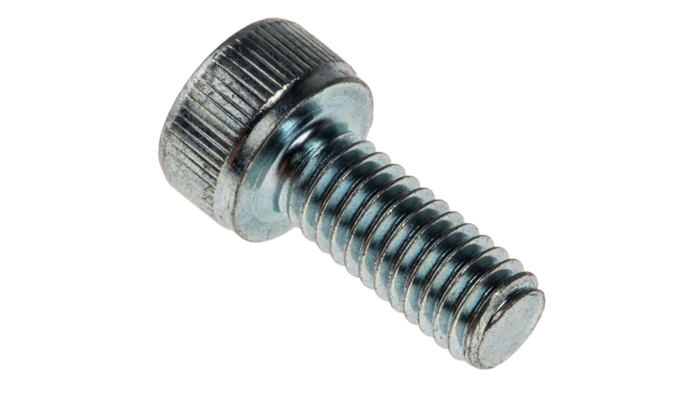 Tornillo Allen de cabeza cilíndrica RS PRO, M4 x 10mm, paso de rosca 0.7mm, de Acero