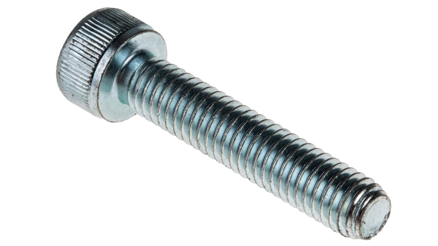 Śruba imbusowa M6 długość 30mm Nakrętka, gniazdo sześciokątne Stalowe RS PRO
