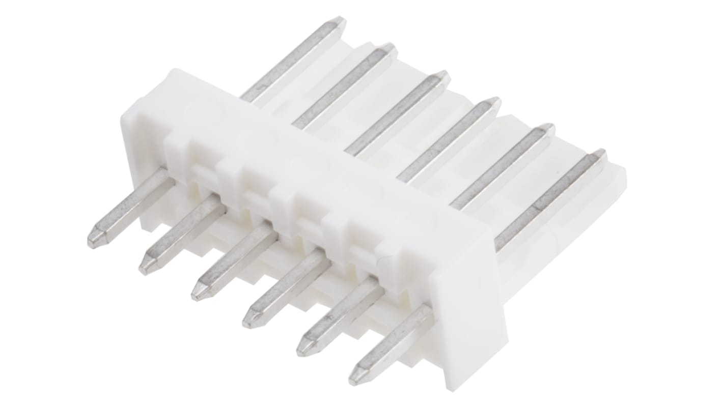 Molex KK 254 Series Straight Through Hole Pin Header, 6 Contact(s), 2.54mm Pitch, 1 Row(s), Unshrouded