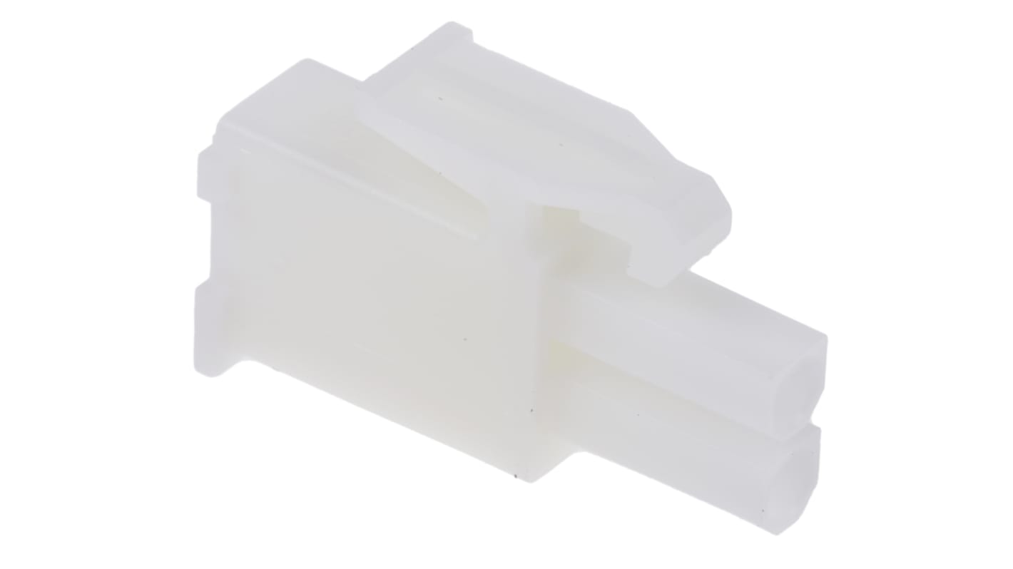 TE Connectivity 连接器外壳公插, 2p, 4.2mm间距, 电缆安装, Mini-Universal MATE-N-LOK系列