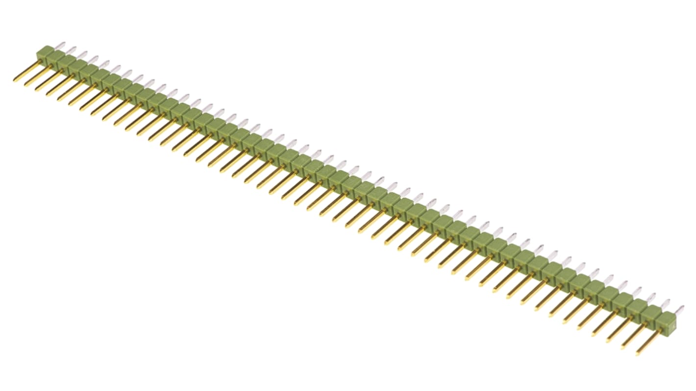 Złącze szpilkowe 50-pinowe raster: 2.54mm -rzędowe TE Connectivity Przewlekany 3.0A