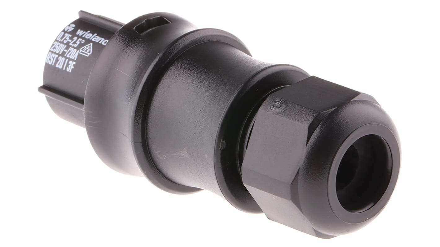 Wieland RST20i3 Series Circular Connector, 3-Pole, Female, Cable Mount, 20A, IP68