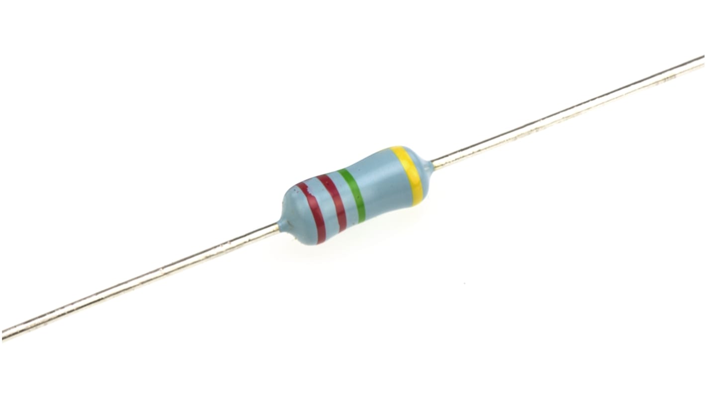 Vishay 金属釉电阻, 2.2MΩ, 0.5W, ±5%容差, ±200ppm/°C, VR37系列