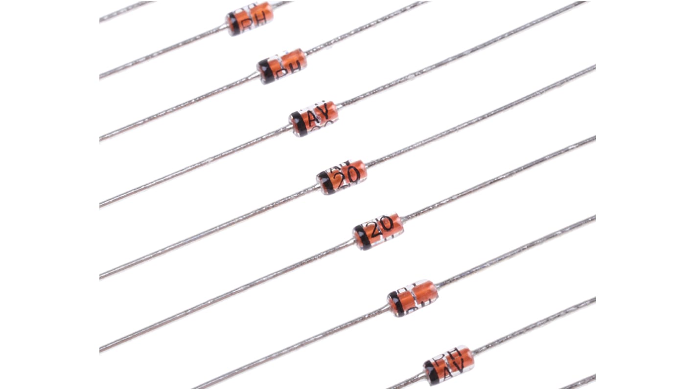 Nexperia 200V 250mA, Rectifier Diode, 2-Pin DO-35 BAV20,113